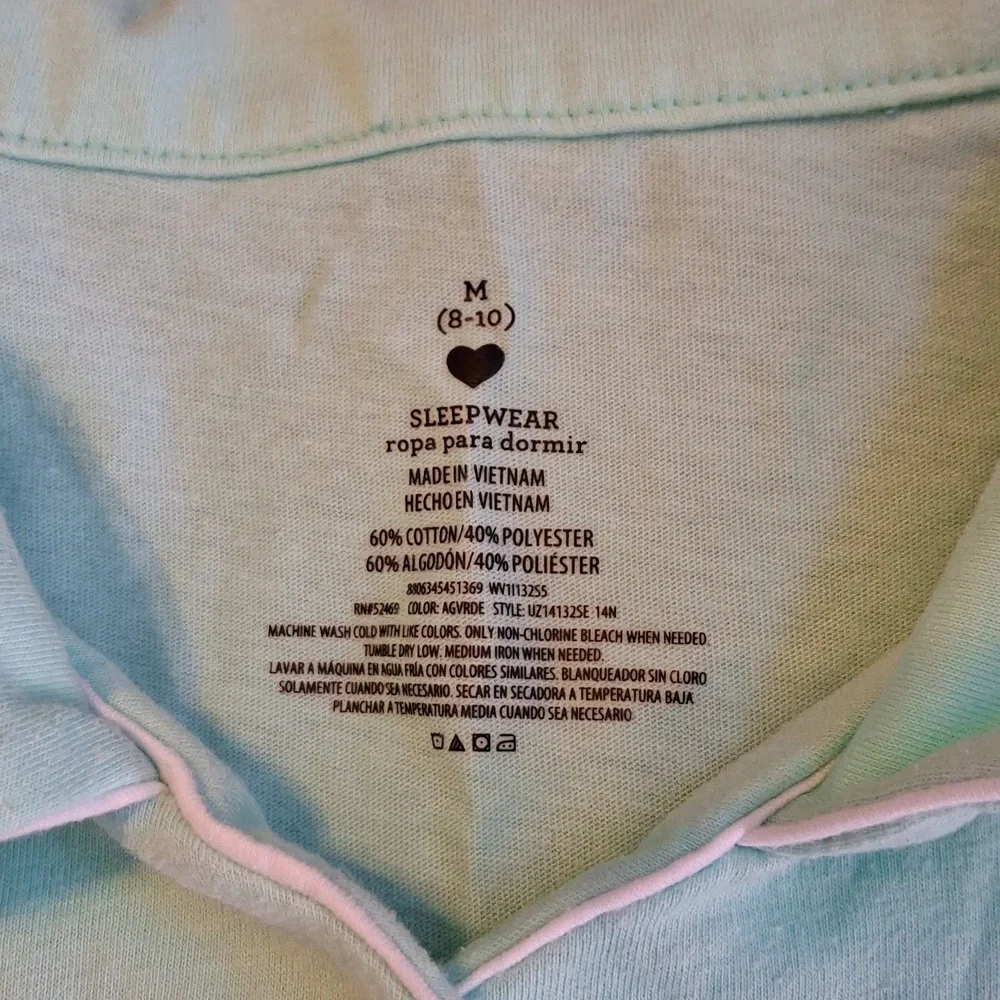 Mint Pajama Set - Picture 3 of 6